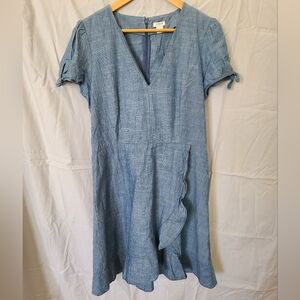 J. CREW  Blue Dress